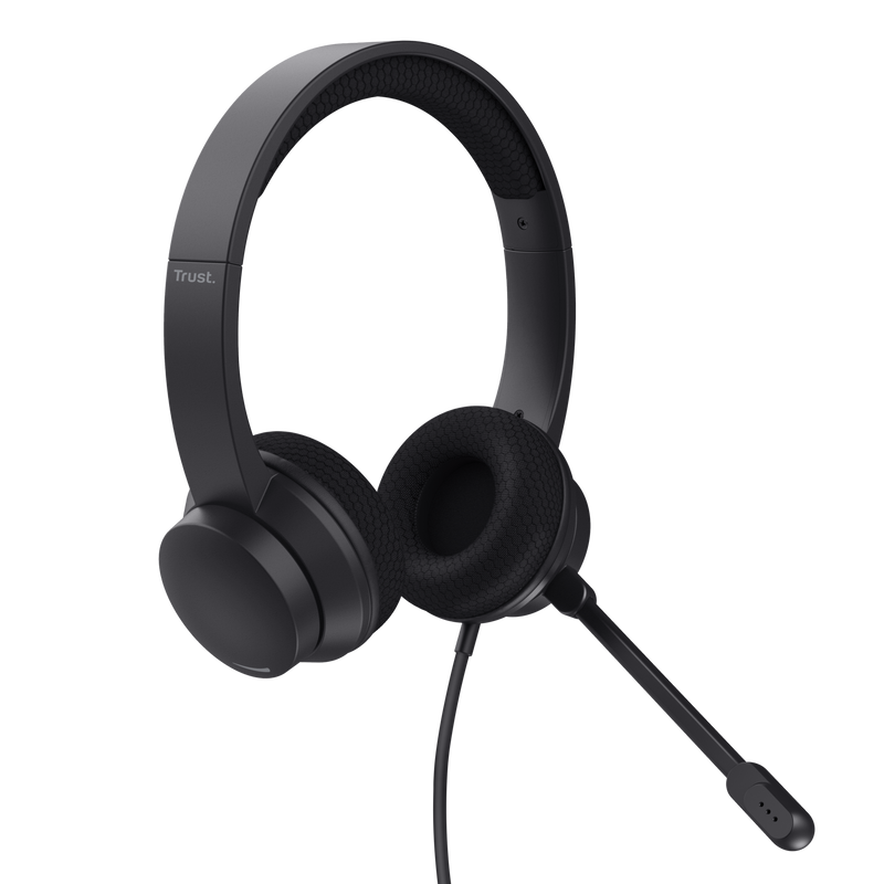 Trust AYDA USB PC Headset Black